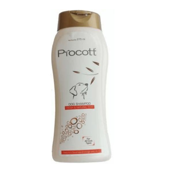 displays the product INTAS PROCOTT Dog Shampoo