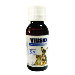Vivaldis Viusid| Antioxidant & Antiviral Supplement| Builds Immunity, Appetite, Liver Function| Treats Long-Term Disorders| Enhances Skin & Coat for Cats & Dogs-30ML