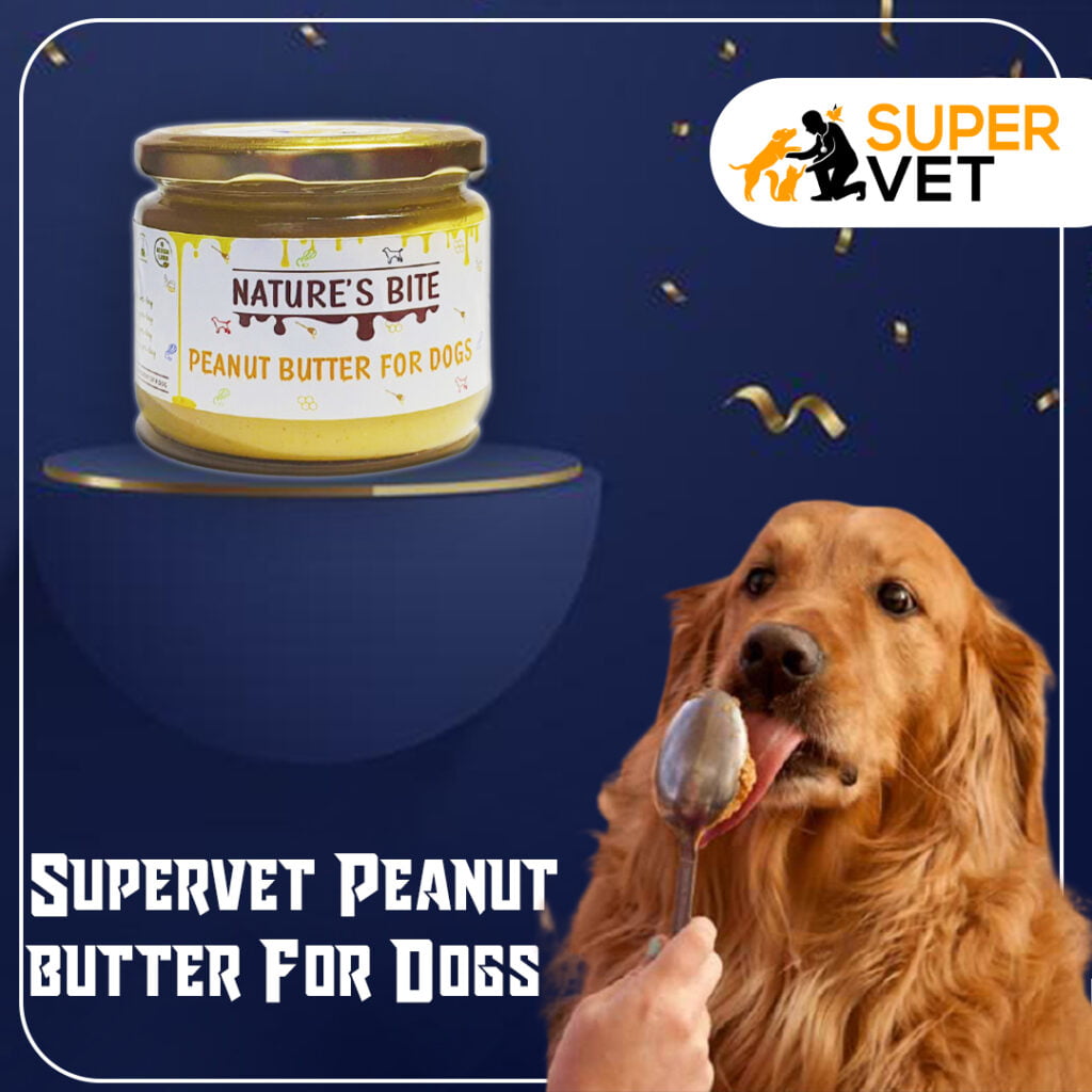 Image displays the Supervet Peanut Butter for Dogs