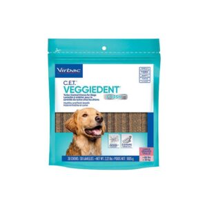 Virbac Veggiedent Oral Hygiene Large Dog Chew, 490 g L