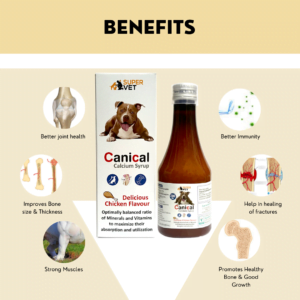benefits of Supervet Canical Calcium syrup