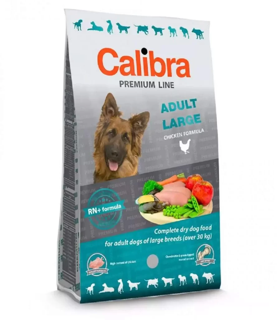Calibra Premium (Adult Large Breed) dog food for winter