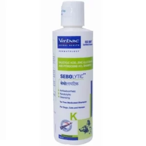 Virbac Sebolytic Medicated Shampoo for Dogs & Cats – 200 ml